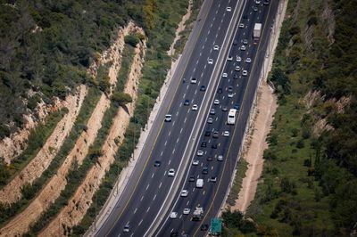 כביש 1 מתל אביב לירושלים. אילוסטרציה