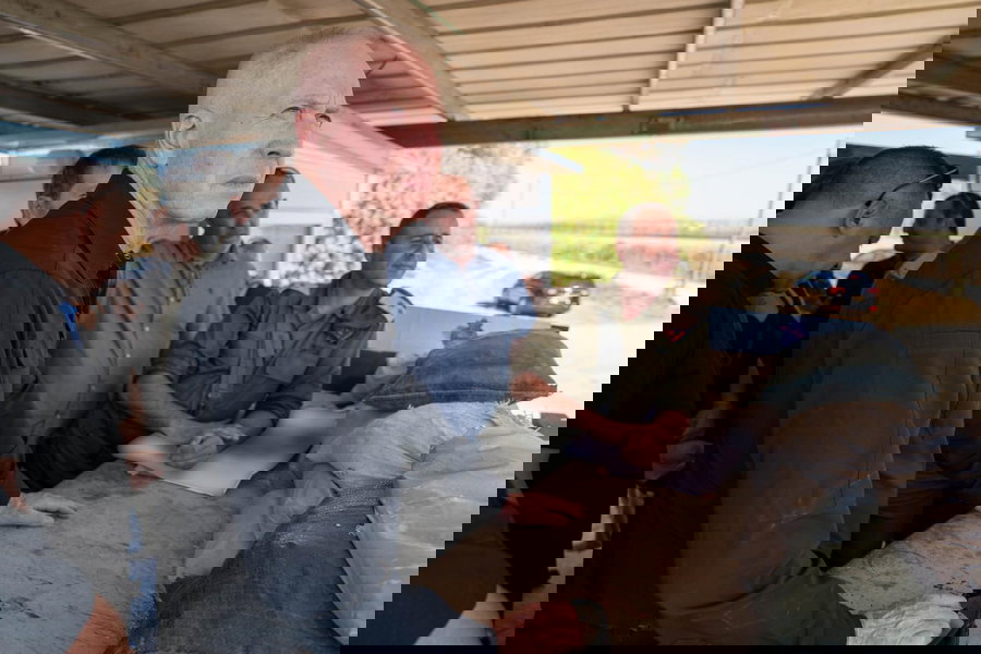 שר הביטחון יואב גלנט בצפון השומרון