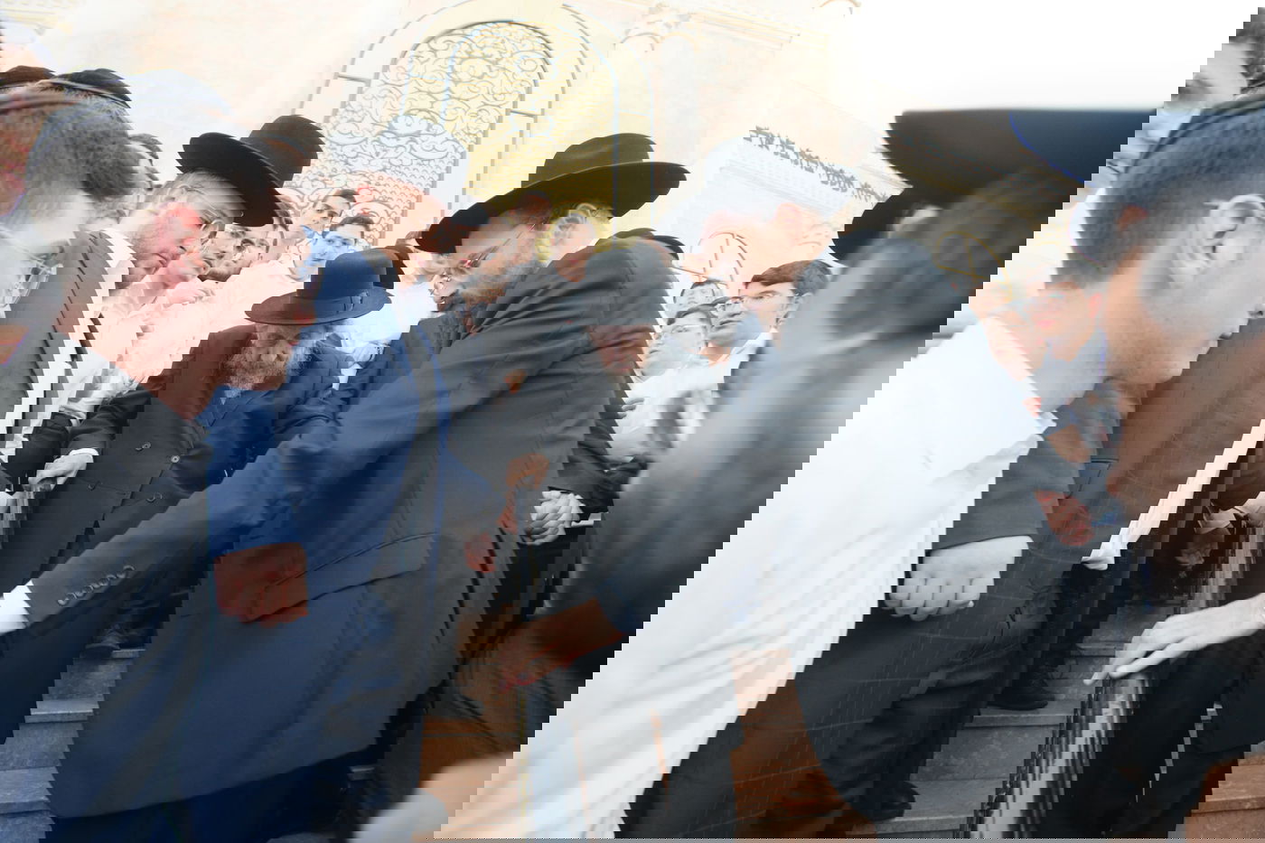 הגאון רבי דב לנדו בישיבת עטרת שלמה - סורוצקין