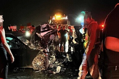 תאונה קטלנית בדרום: ארבעה הרוגים מהתנגשות שתי מכוניות 