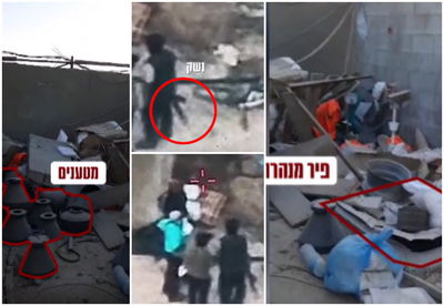 כך חוסלו מחבלי חמאס חמושים סמוך לבורות שיגור | תיעוד
