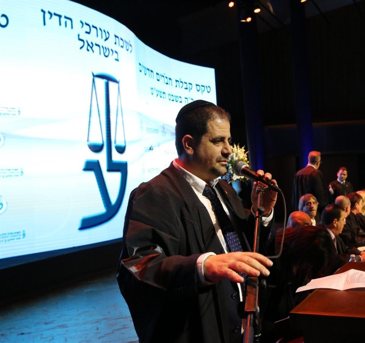 עו"ד יוסף ויצמן בנאום