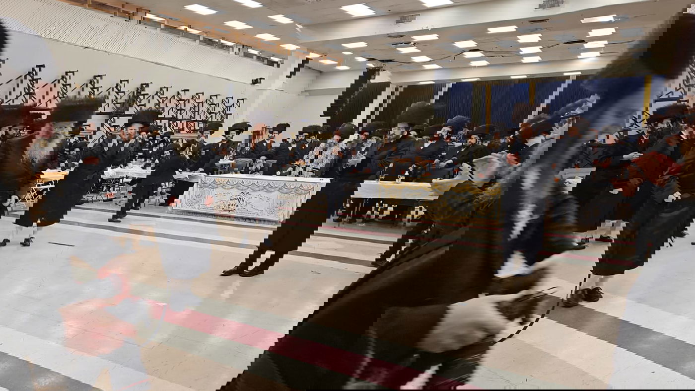 האדמו"ר מסאדיגורה בשמחת נשואי בן גיסו