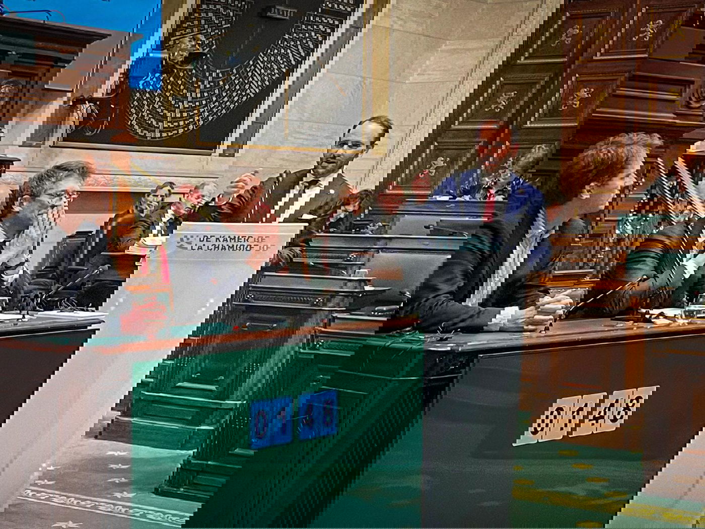 פרייליך במליאת הפרלמנט