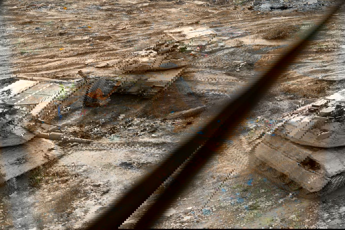 מוצב האימונים ׳אבו סעיד׳ במרחב תל סולטאן הושמד - צפו