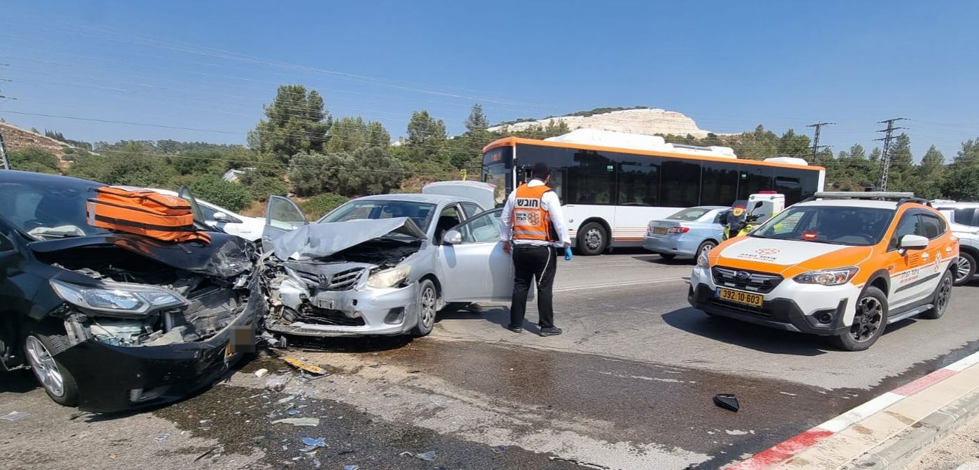 זירת התאונה