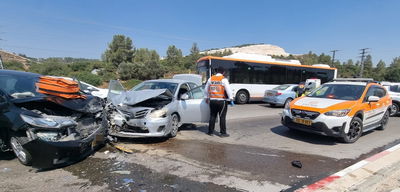 זירת התאונה