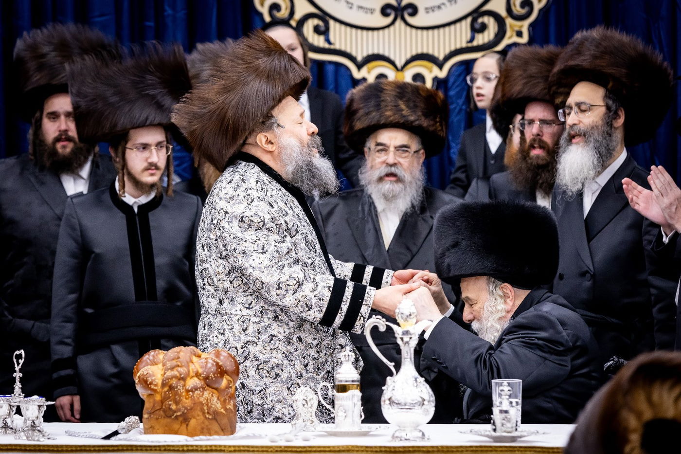 שמחת נשואי נכדת האדמו"ר מבאבוב 45 