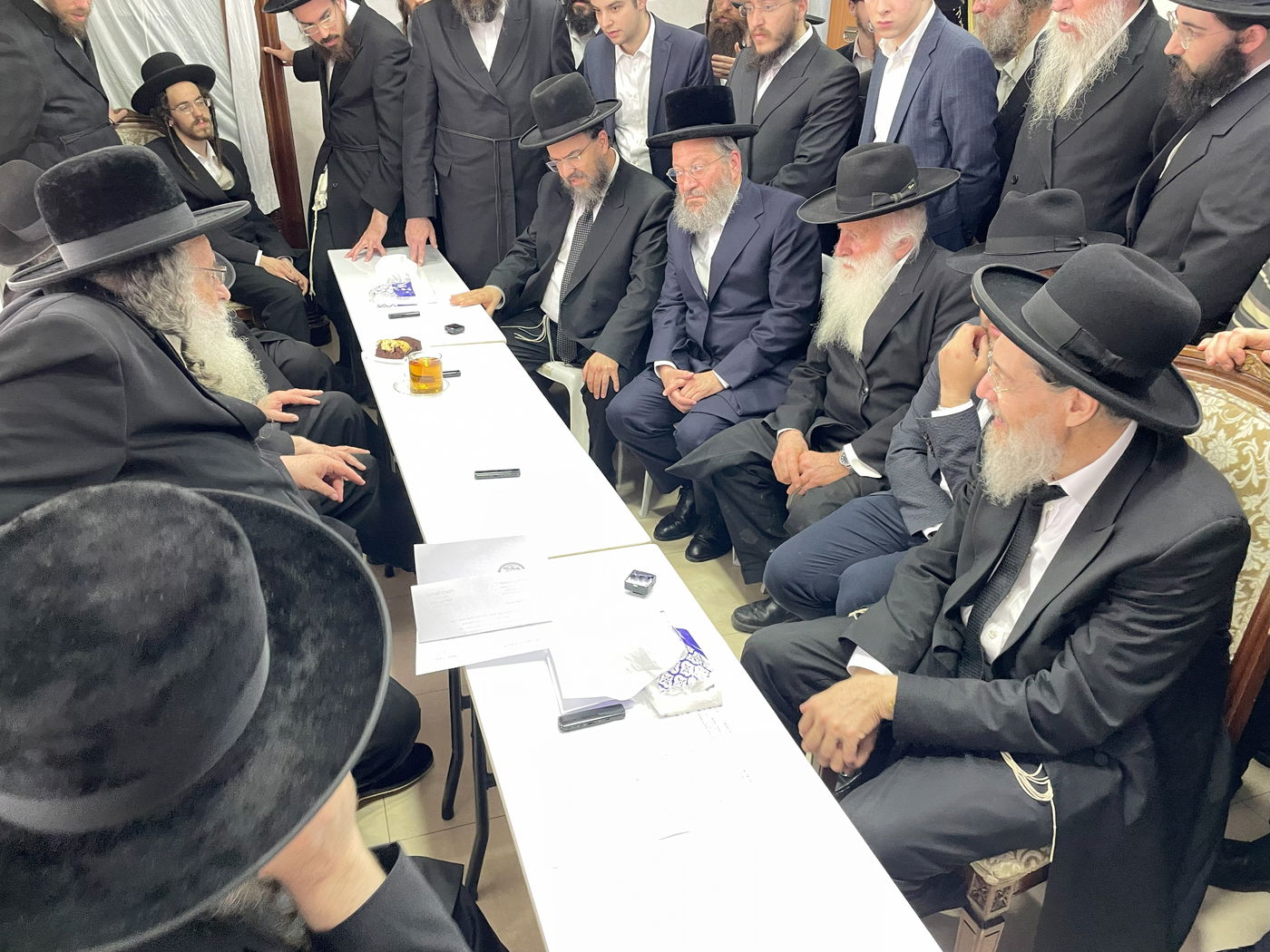 ניחום אבלים על פטירת הרבנית מגור ע"ה