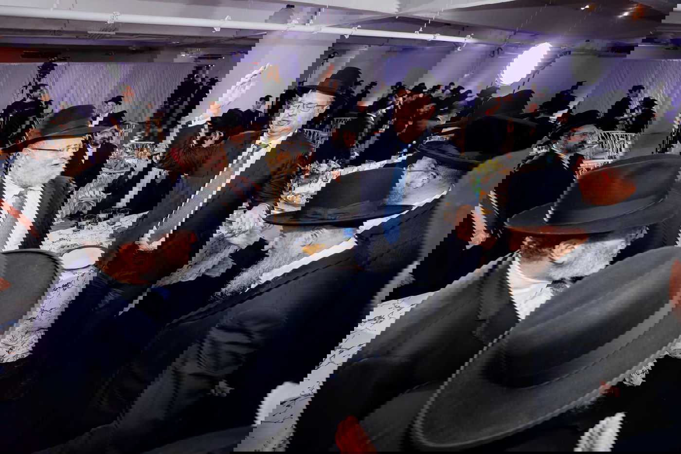 תיעוד מהדינר במנהטן