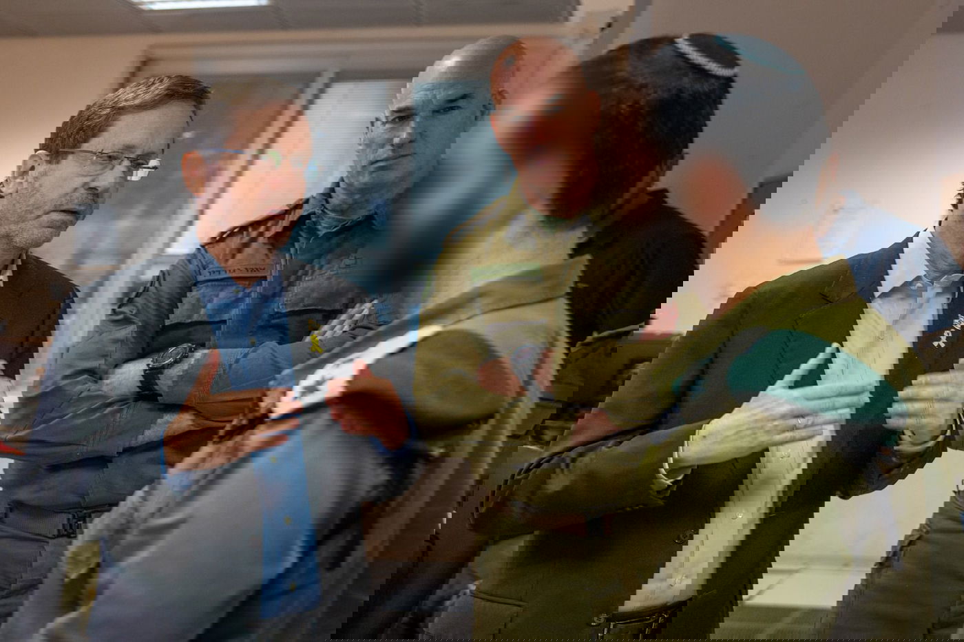 ביקור הנשיא יצחק הרצוג בצפון הארץ