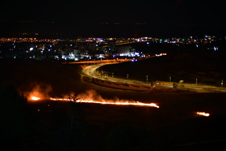 לאחר 3 שעות: הושגה שליטה בשריפה הגדולה בהר הצופים