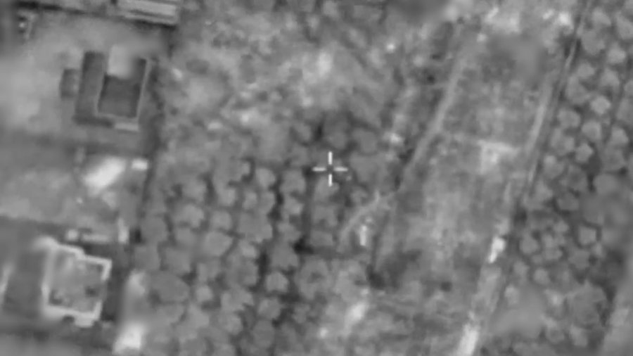 תיעוד מתקיפת אתר השיגור ברפיח