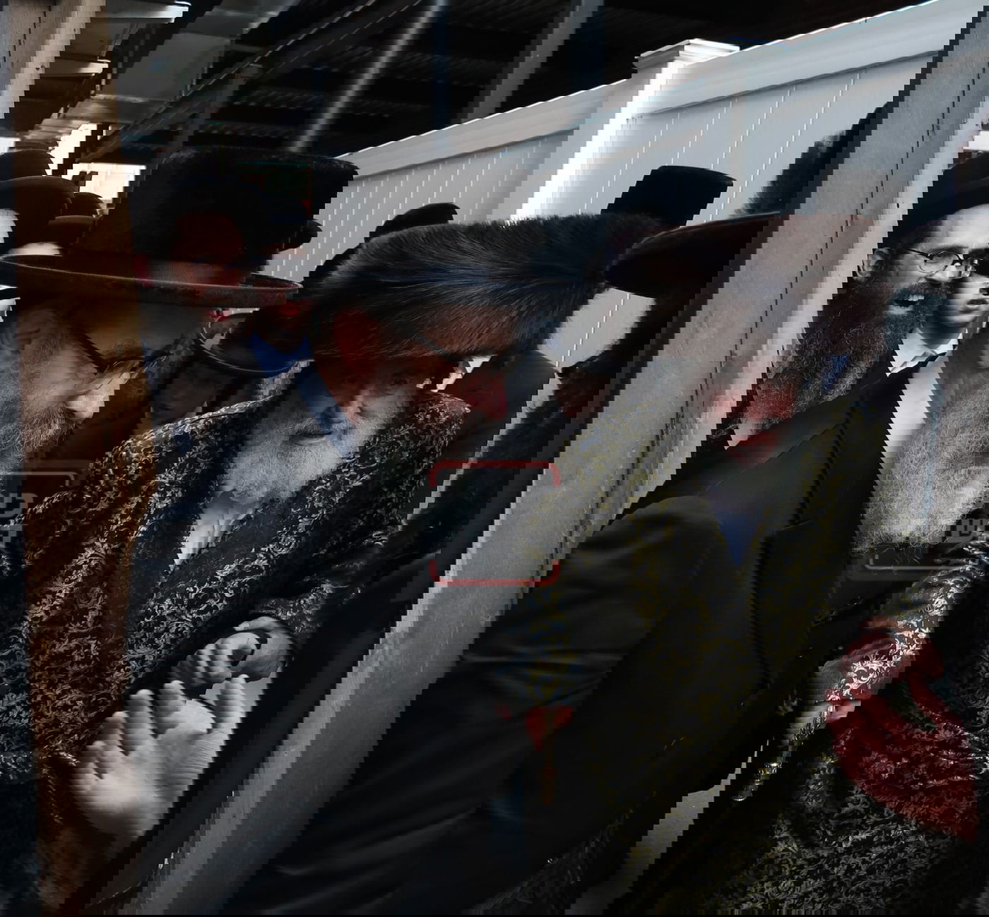 האדמו"ר מויז'ניץ בביקור אצל האדמו"ר מרחמסטריווקא