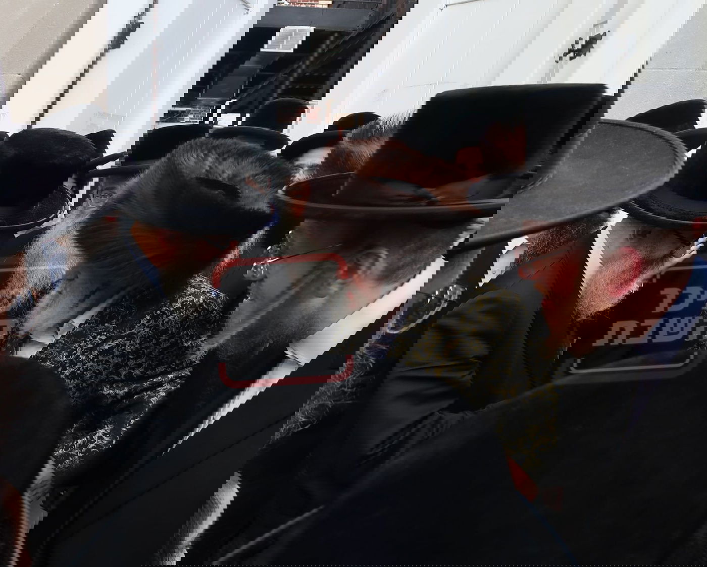 האדמו"ר מויז'ניץ בביקור אצל האדמו"ר מרחמסטריווקא