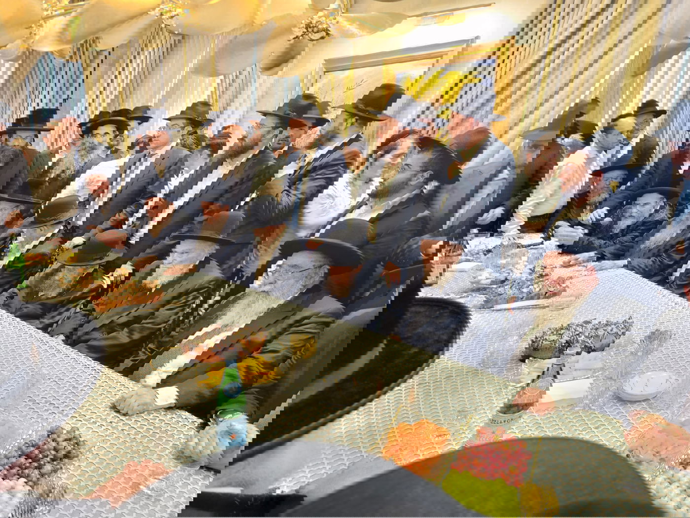 הדינר בביתו של הנגיד ברוך קרנפורקל