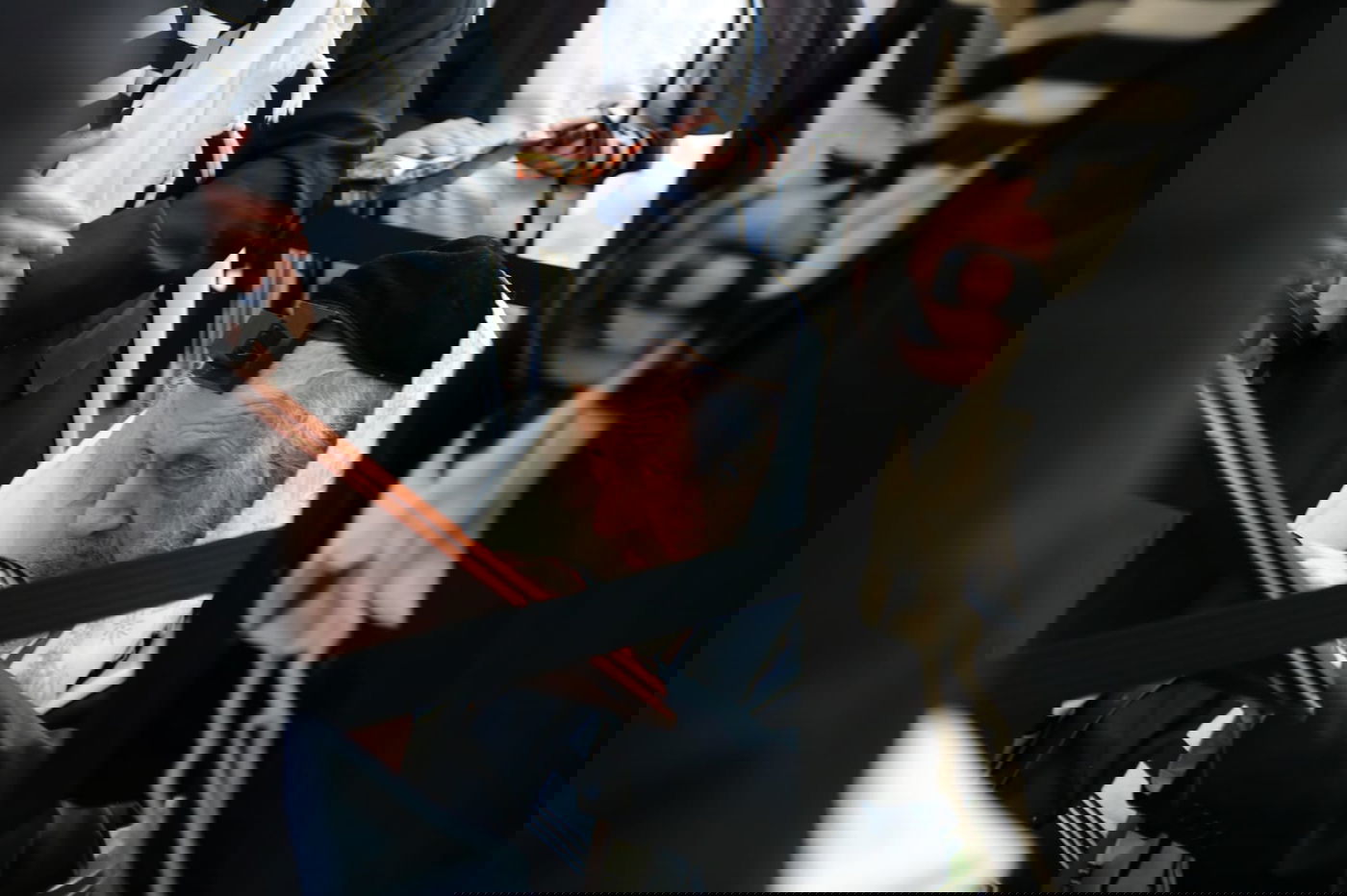 בתפילת שחרית במונסי