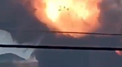 רגע הפיצוץ בנחיתה