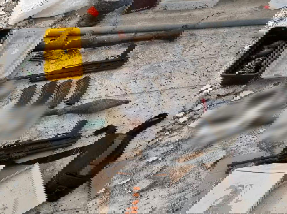 אמצעי הלחימה שהוחרמו ע״י לוחמי ׳הזקן׳ 