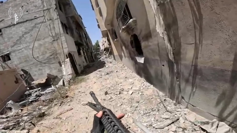 תיעוד מפעילות הכוחות ברצועה