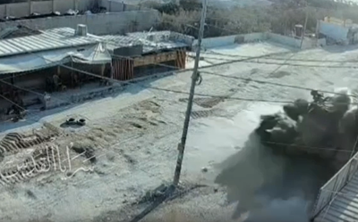 מטען החבלה מתפוצץ