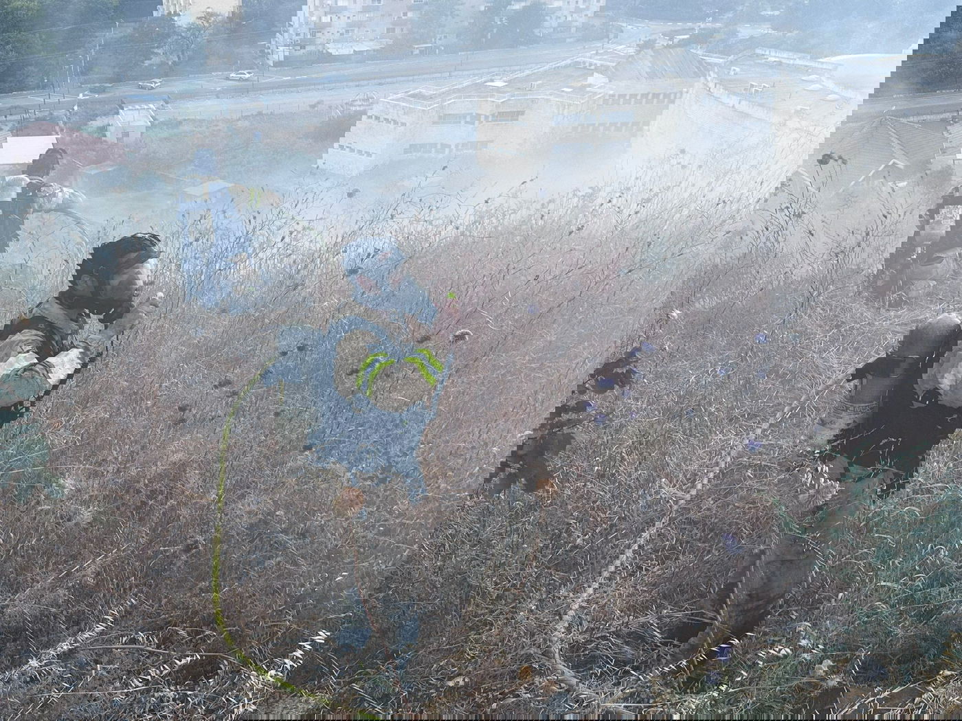 השריפות בקריית שמונה - רקטות גרמו לדליקת ענק