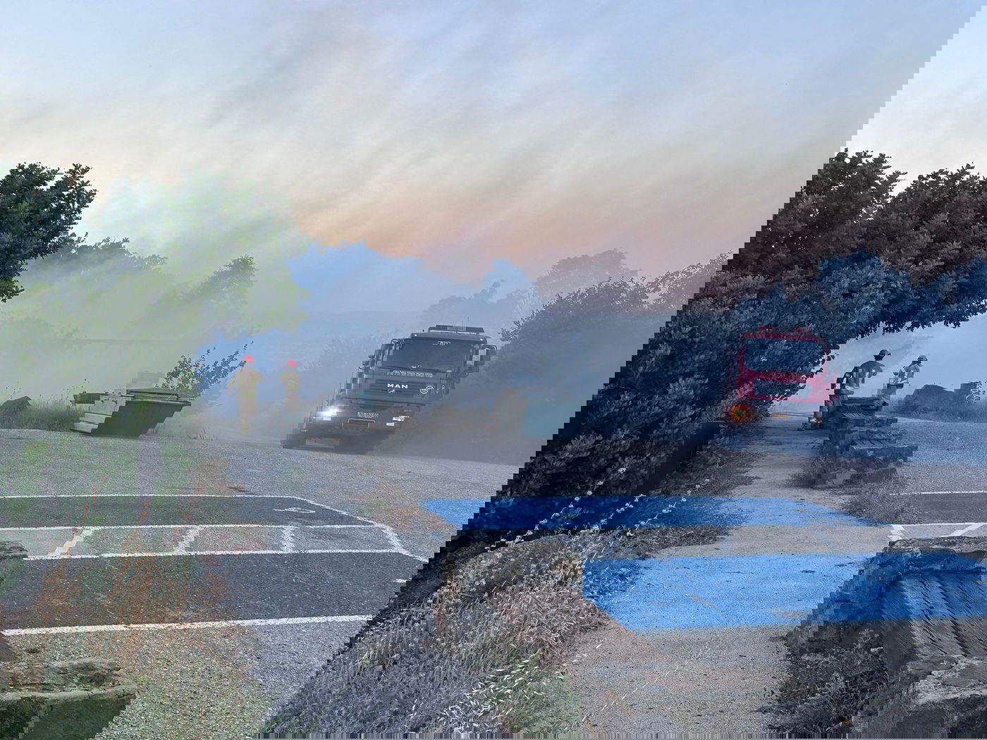 השריפות בקריית שמונה - רקטות גרמו לדליקת ענק