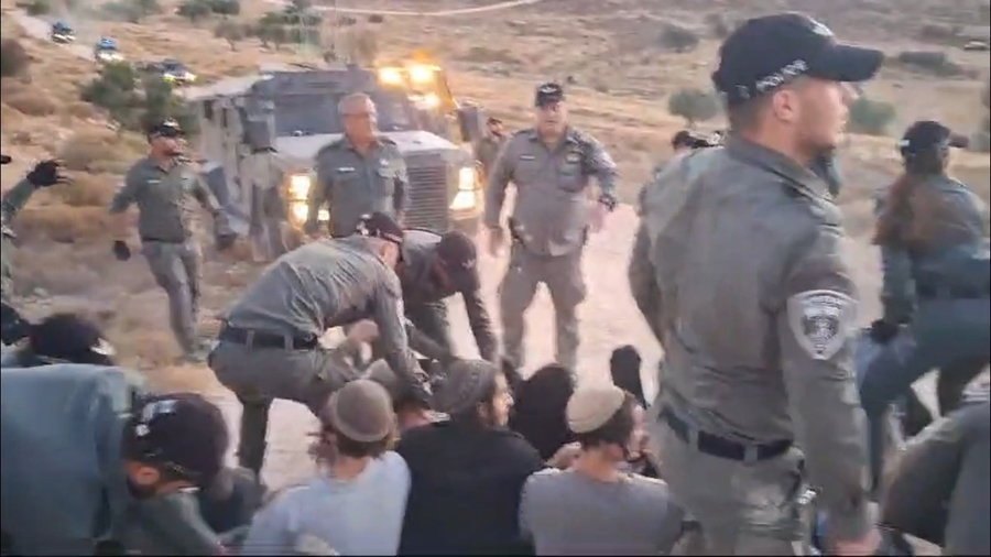הפינוי והעימותים