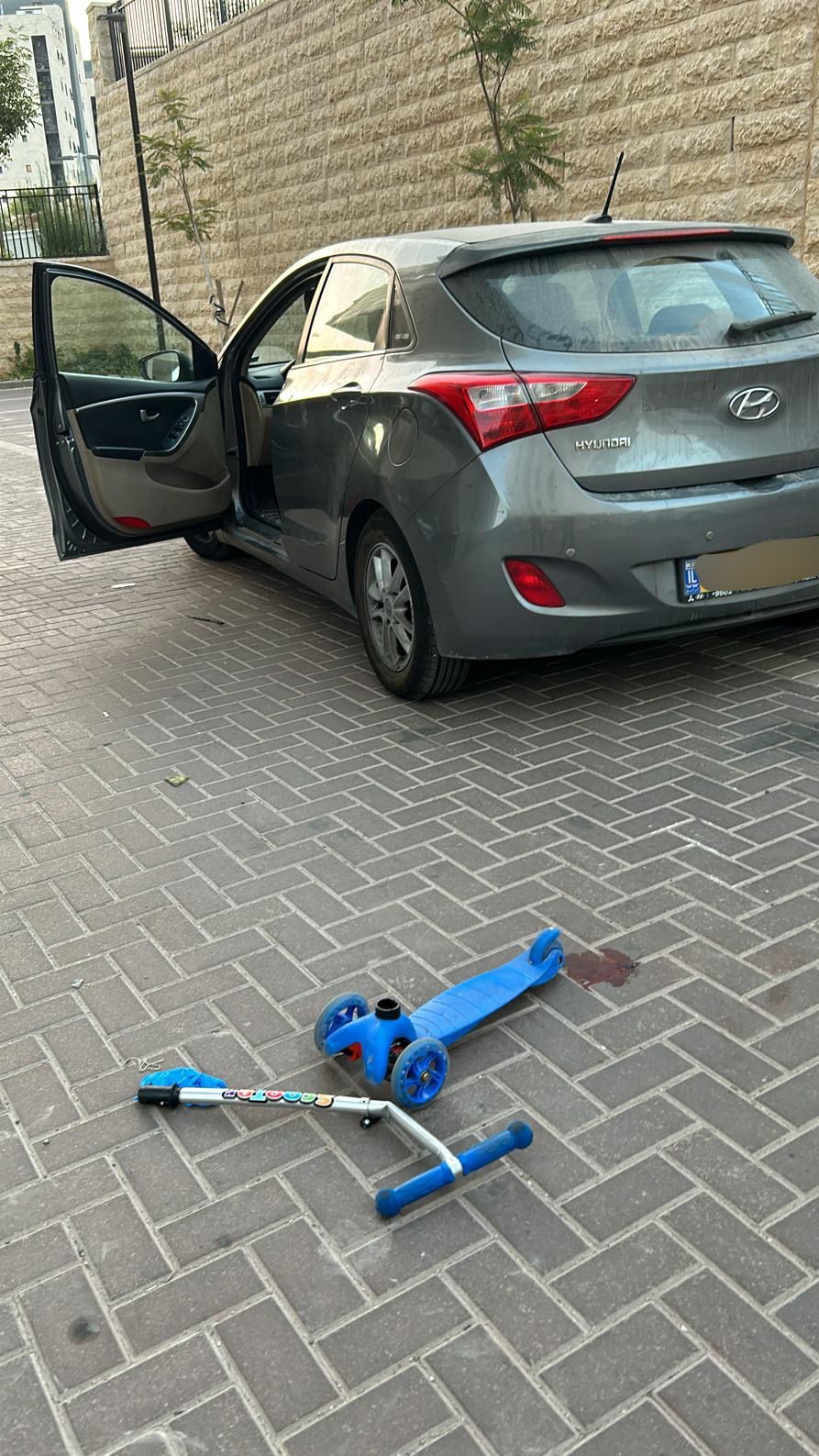 זירת התאונה