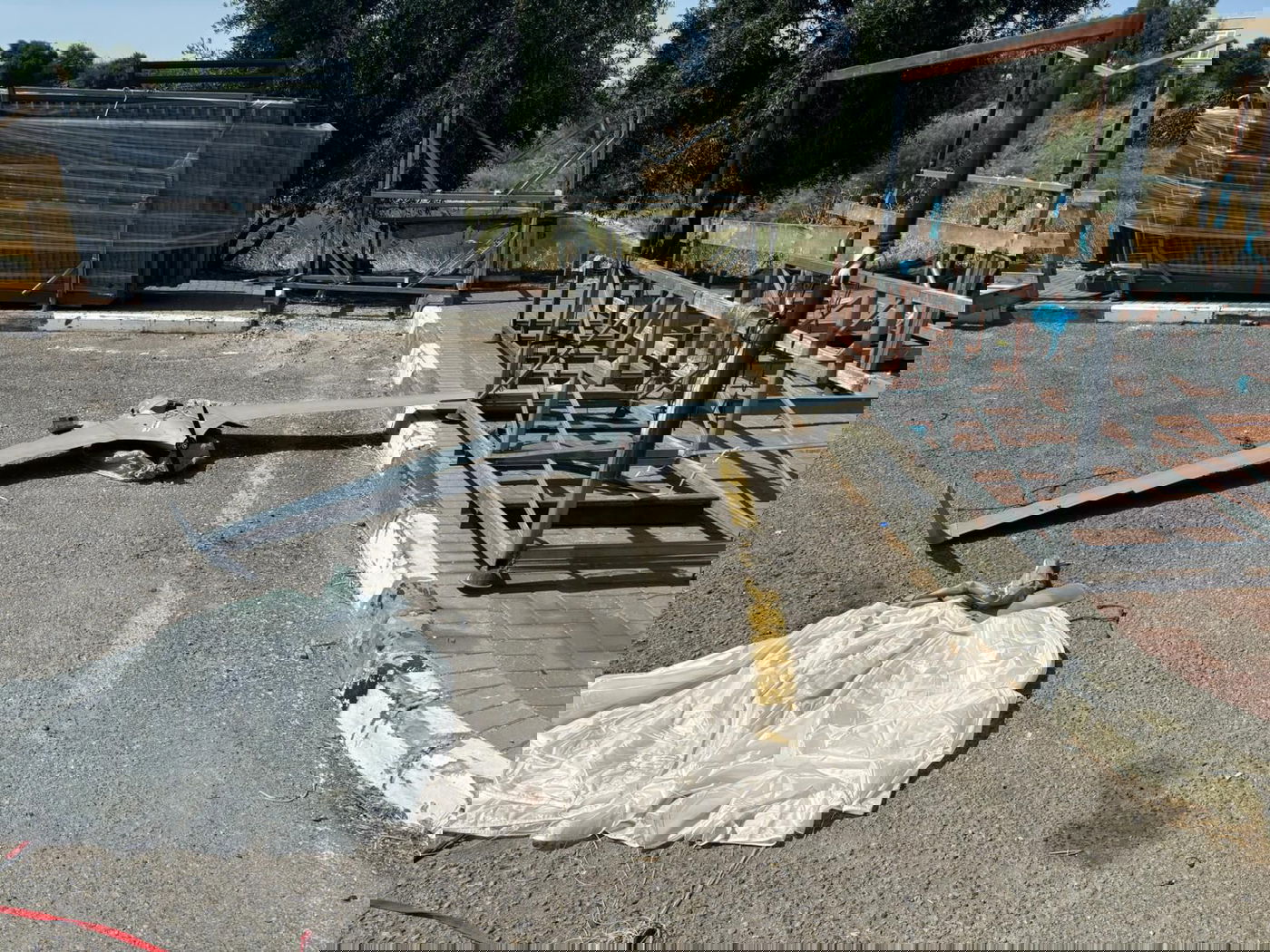 נפילת כטב"מ באילניה בצפון