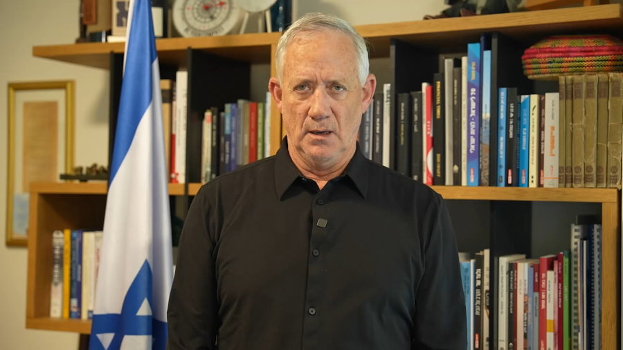 גנץ בפנייה לנתניהו