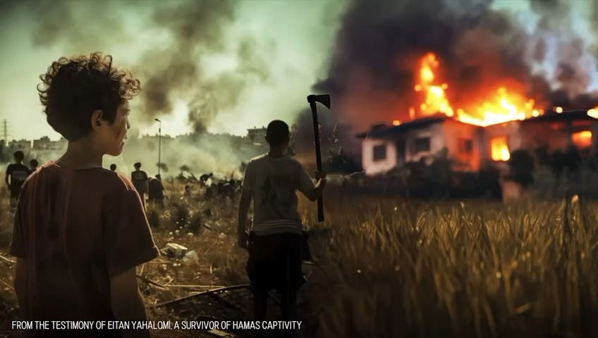 טבח שמחת תורה ה-7 באוקטובר על יישובי עוטף עזה בבינה מלאכותית