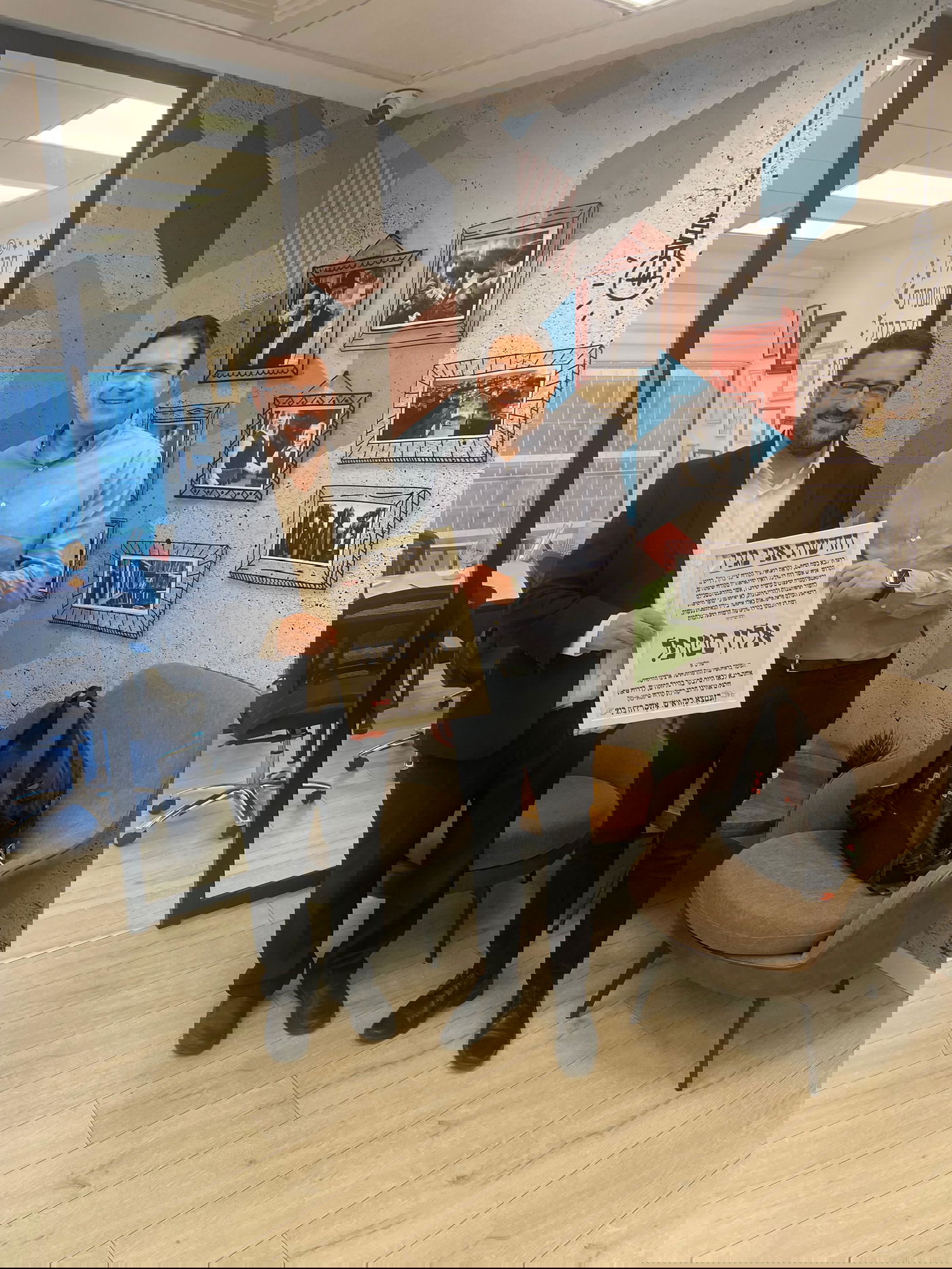 אלון סטופל בביקור בקמא טק כאורחו של משה פרידמן