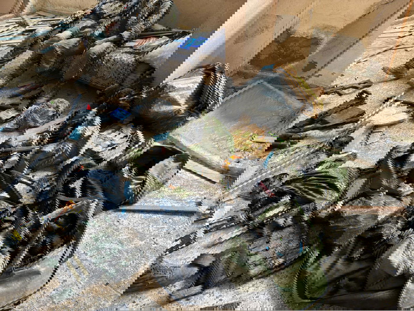 אמצעי הלחימה שאותרו על-ידי לוחמי גדוד רותם