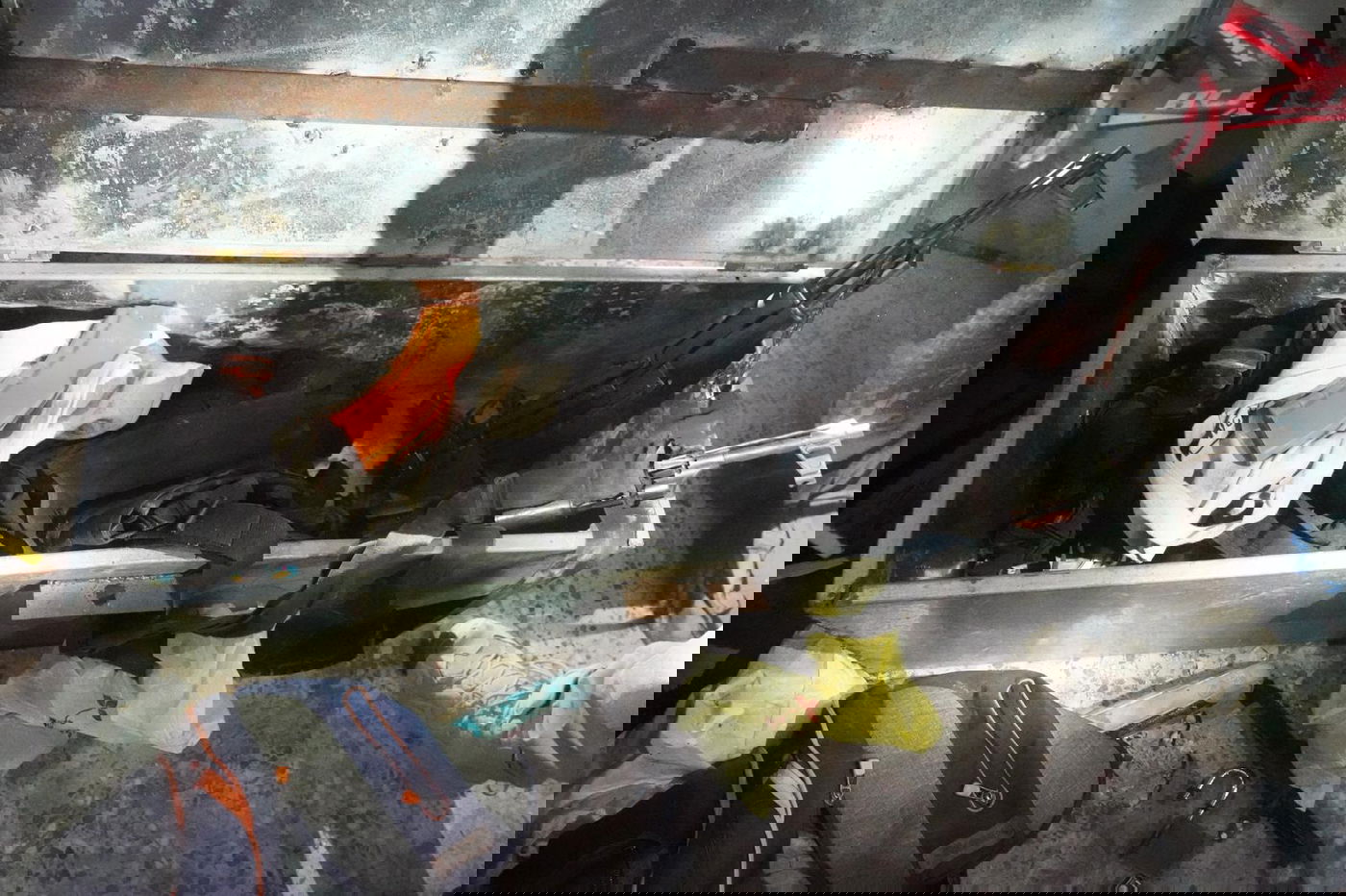 אמצעי הלחימה שאותרו על-ידי לוחמי גדוד רותם