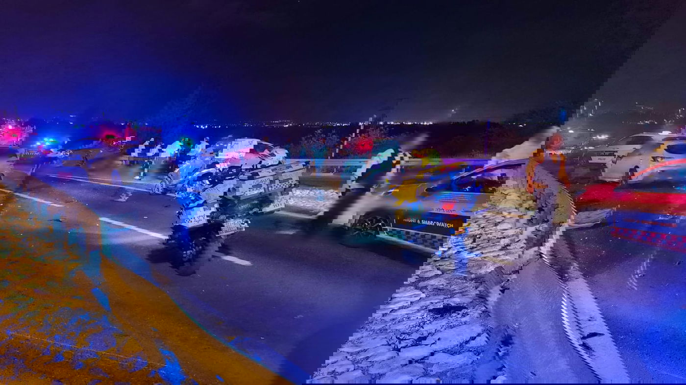 זירת התאונה הקשה