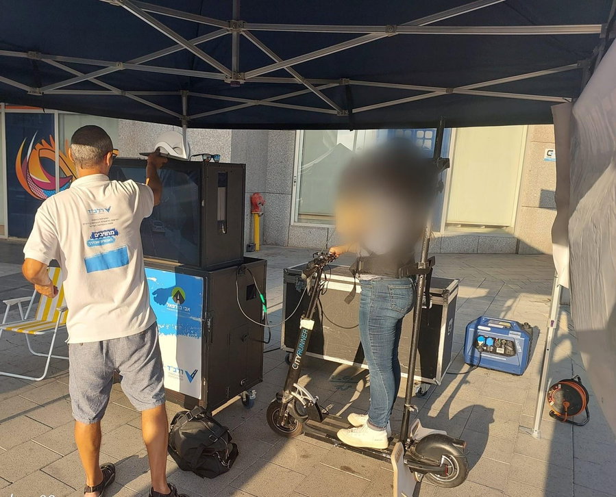 מבצע אכיפה של משטרת התנועה