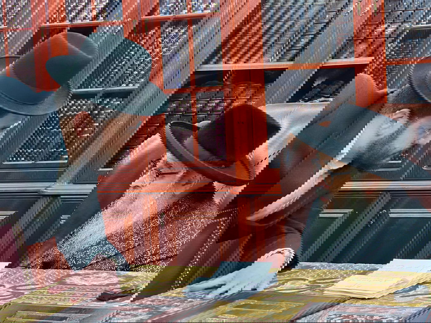 אריה ארליך בריאיון עם האדמו"ר מסאטמר