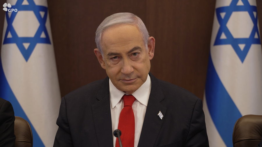 נתניהו בישיבת הממשלה, היום
