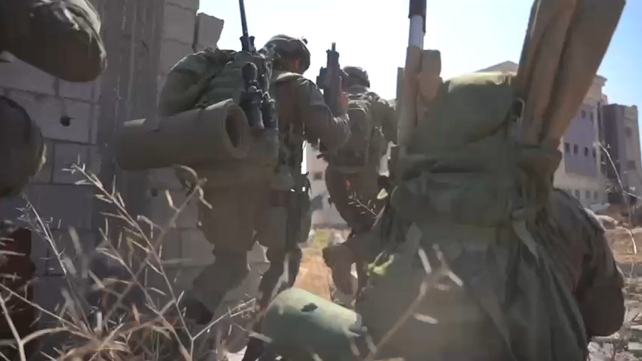 תיעוד מפעילות הכוחות ברצועה