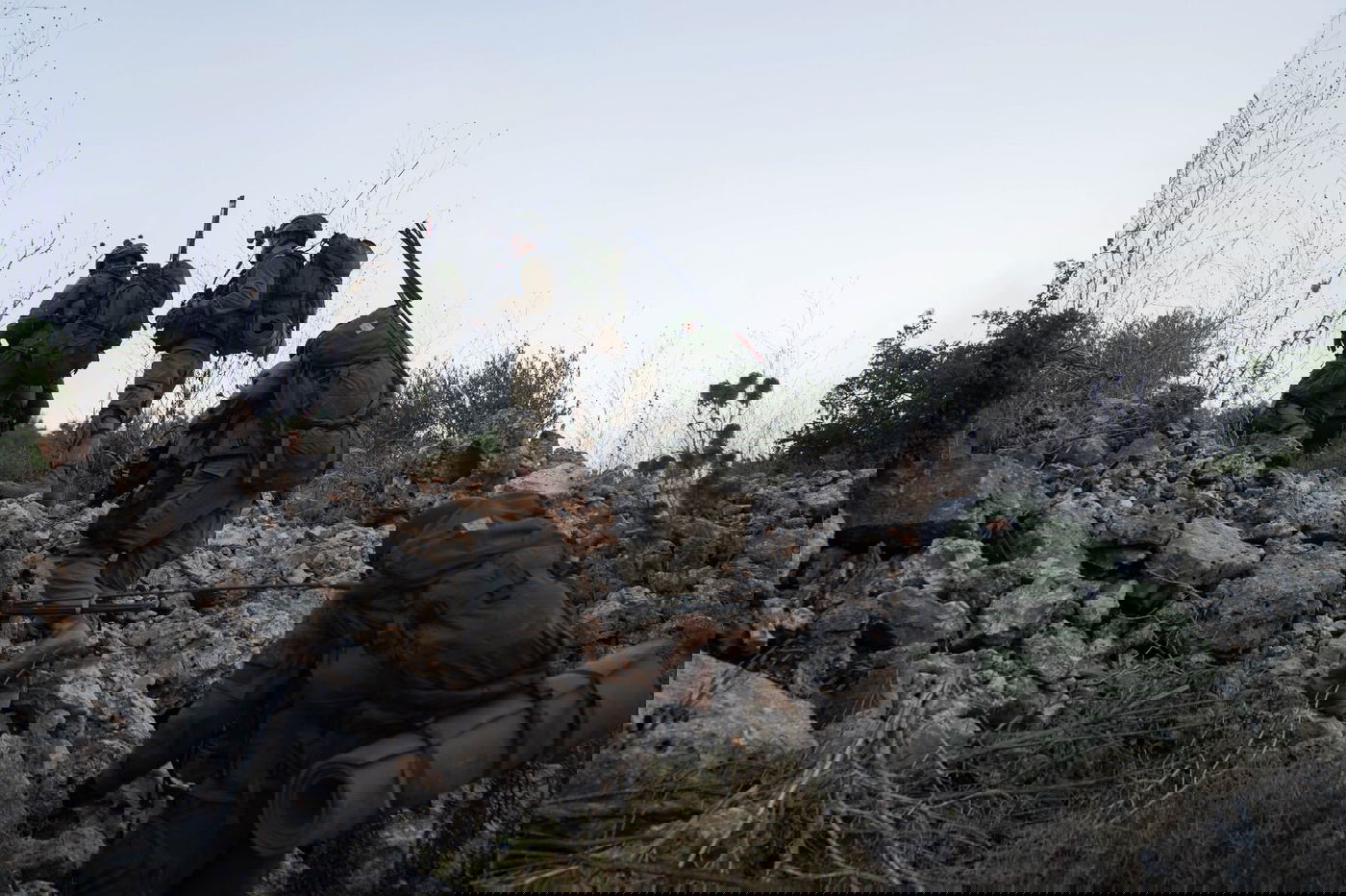 צה"ל מפרסם תיעוד: נערכים ללחימה קרקעית בשטח לבנון