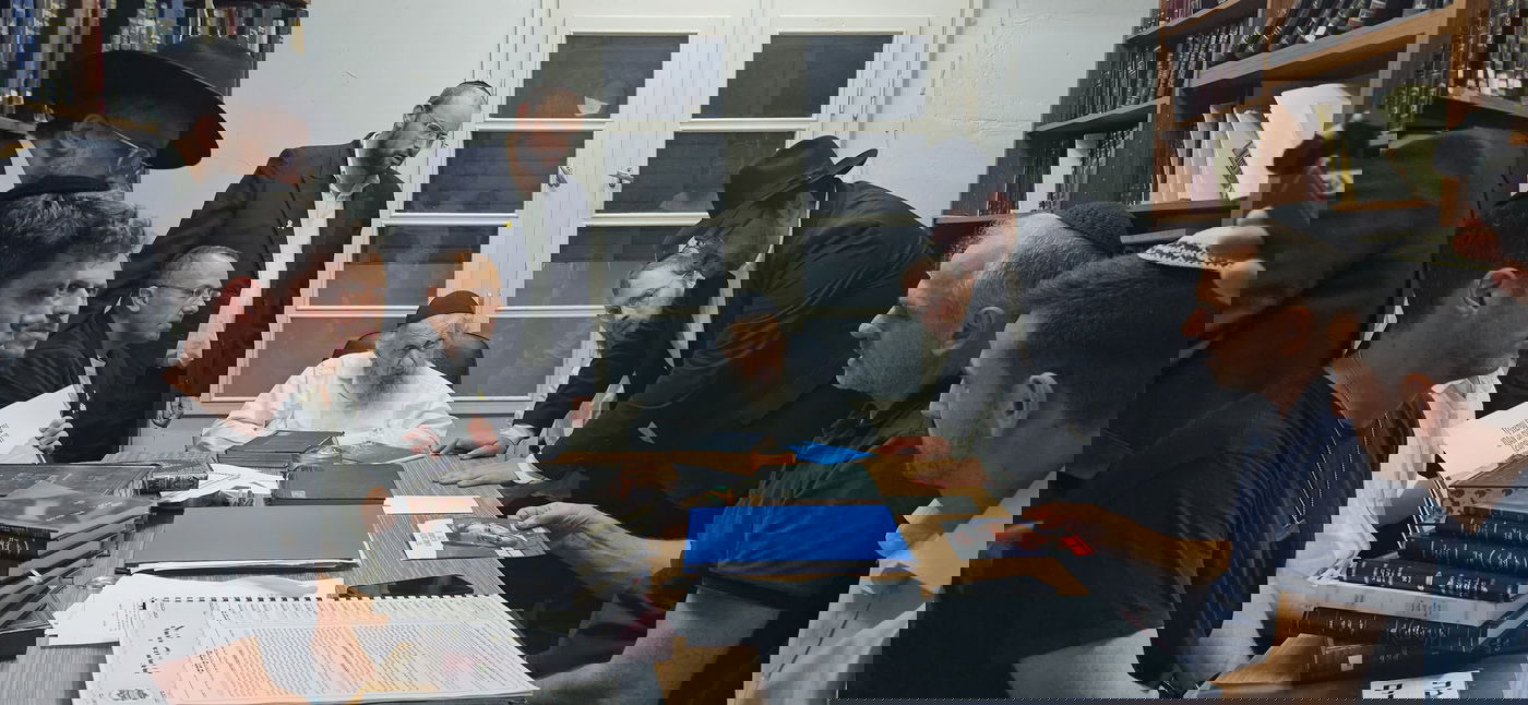 משפחות החטופים אצל הגר"ד לנדו