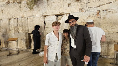 יגל יעקב בכותל המערבי