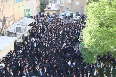 מסע הלווית הגר"א שמואלביץ