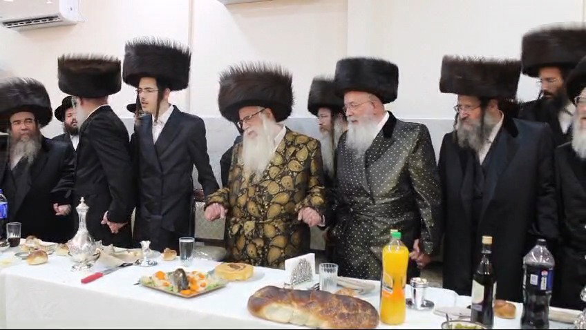 שבע ברכות לנכדת האדמו"ר מצאנז, בב"ב