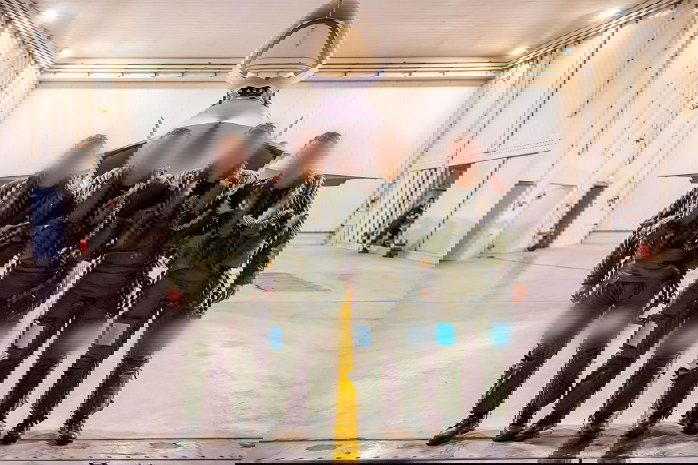 טייסי חיל האוויר שהשתתפו בתקיפה