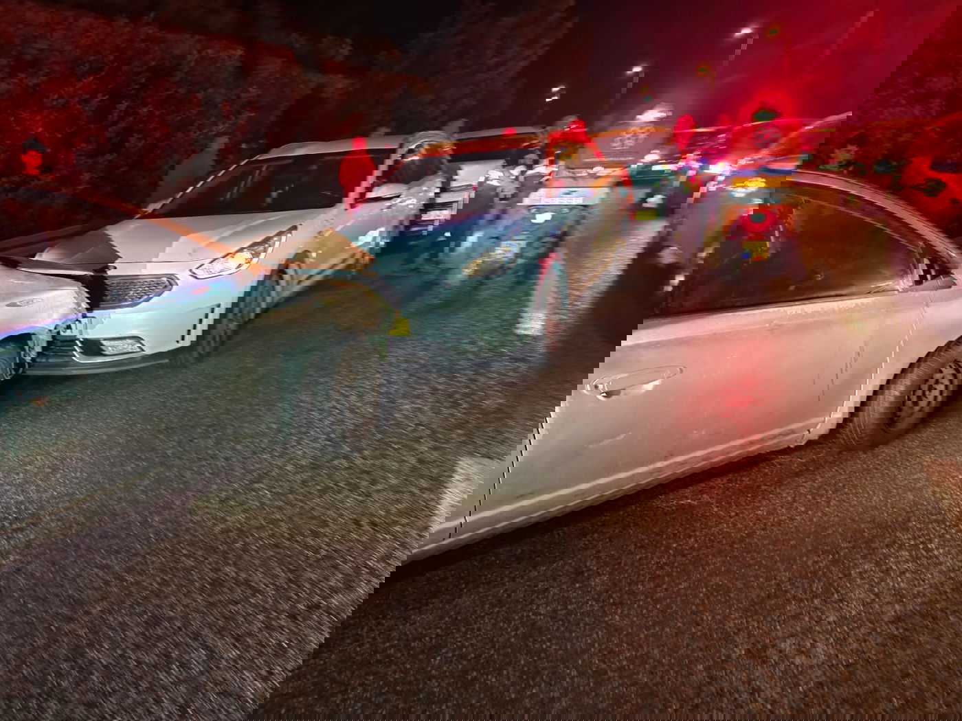 זירת התאונה