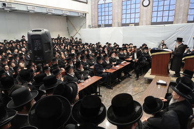 עצרת מספד על האדמו"ר מקאסוב זצ"ל, בירושלים