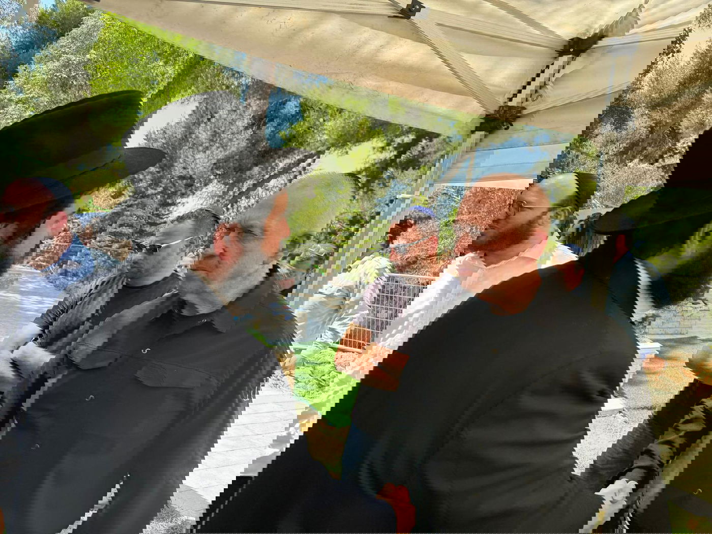 הרב מנחם מנדל קוטלרסקי עם שר הביטחון יואב גלנט