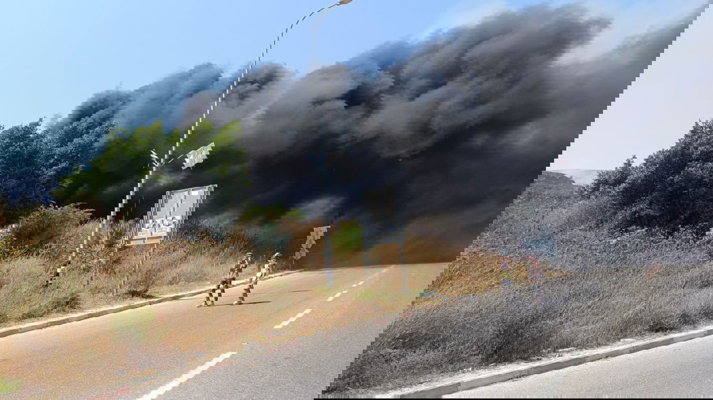 השריפה בשומרון סמוך להר ברכה וגבעת רונן